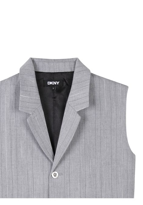 Giacca bambina in misto viscosa DKNY | D62278/SUGRIGIO