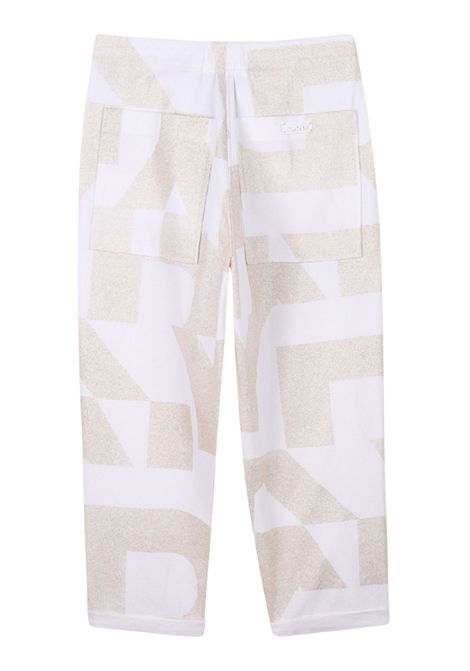 Pantalone bambina in cotone e lino DKNY | D62335/SUPANNA