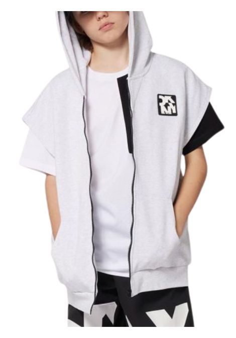 Unisex grey cotton sweatshirt DKNY | D62339/SUGRIGIO