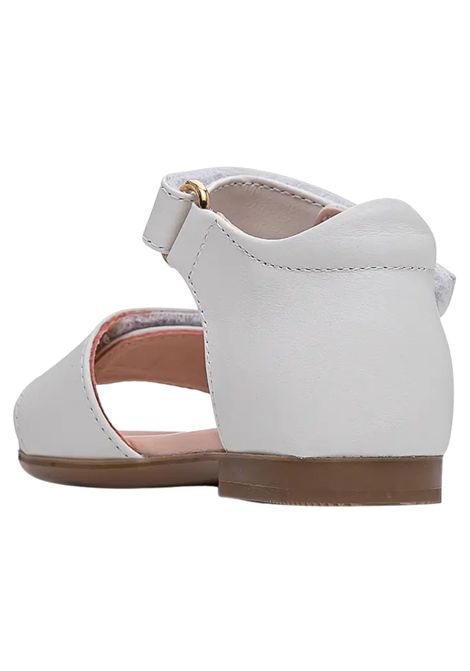 Sandali bambina bianchi in pelle DOLCE E GABBANA | D20099/PIABIANCO