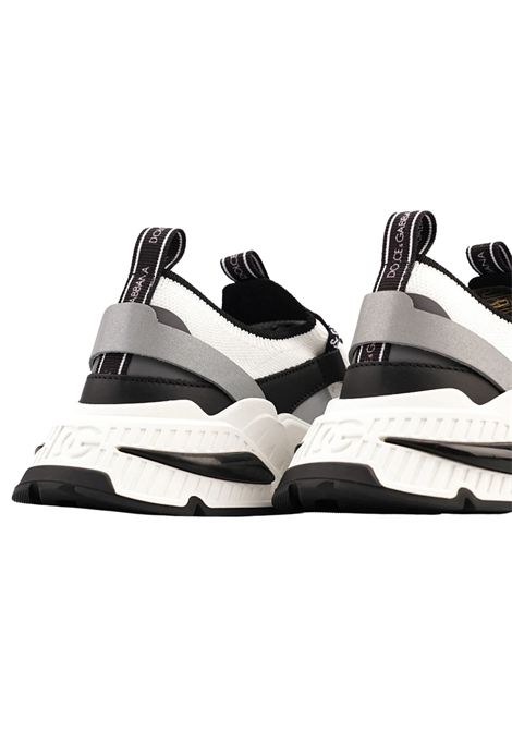 Sneakers bambino bianco e nero DOLCE E GABBANA | DA5275/PIABIANCO/NERO