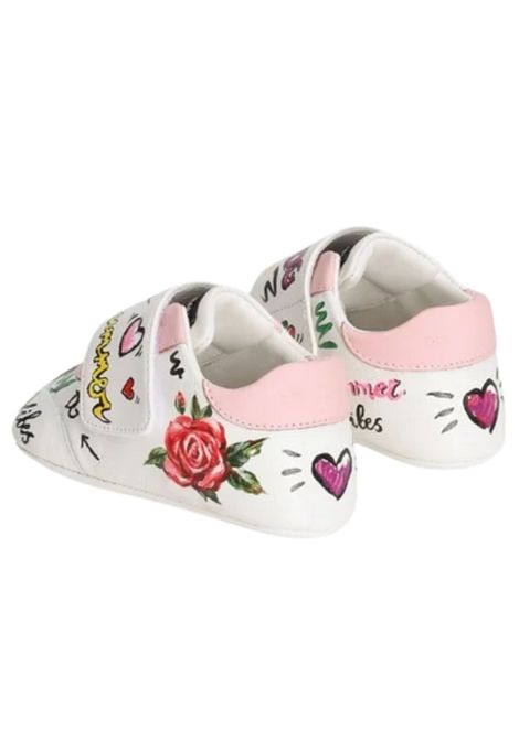 White leather baby shoes DOLCE E GABBANA | DK0109/PIAROSA