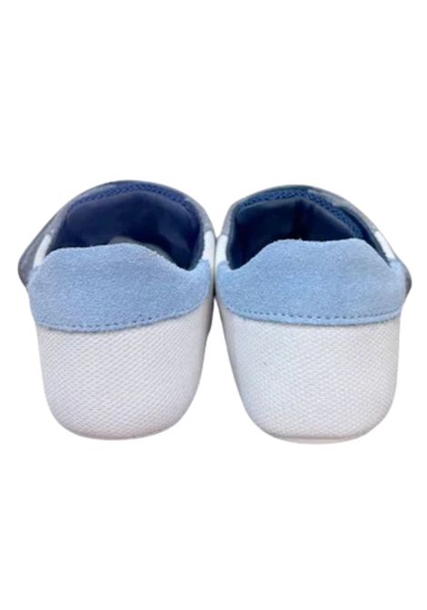 Blue leather baby shoes DOLCE E GABBANA | DK0148/PIABLU