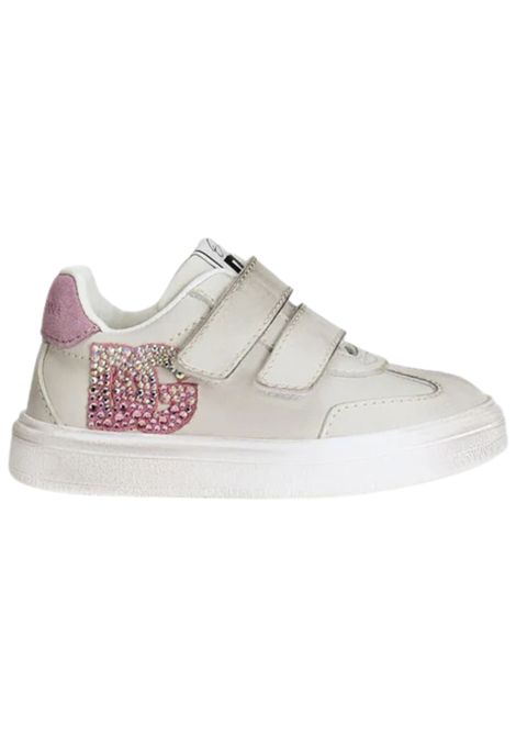 White leather girls' shoes DOLCE E GABBANA | DN0219/PIABIANCO
