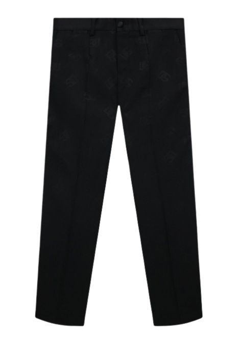Classic black trousers for children DOLCE E GABBANA | L44P04/MANERO