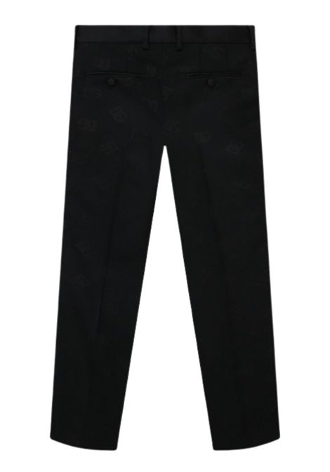 Classic black trousers for children DOLCE E GABBANA | L44P04/MANERO
