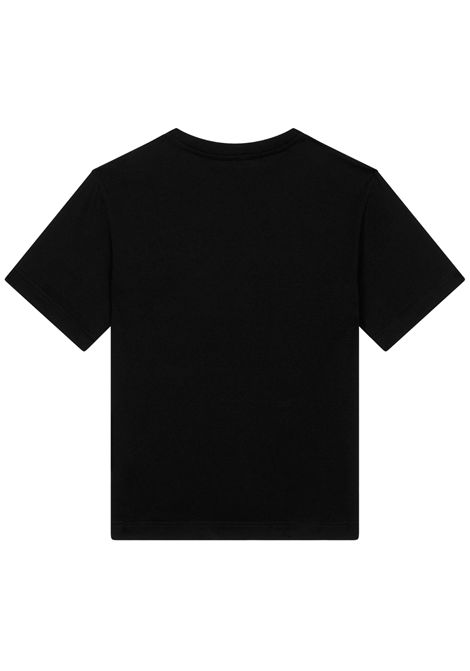 Black cotton T-shirt for children DOLCE E GABBANA | L4JTBL/MANERO