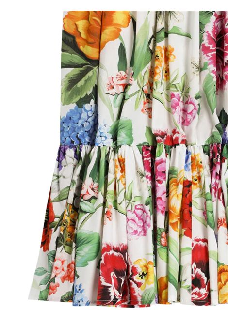 Gonna bambina multicolor in cotone DOLCE E GABBANA | L55I53/MAMULTICOLOR