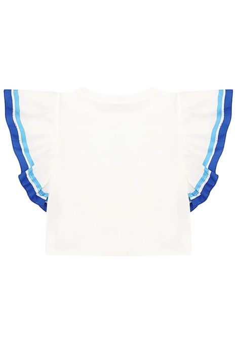 Blusa bambina bianca in cotone DOLCE E GABBANA | L5JTNSG7/MABIANCO