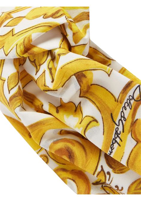 Fascia bambina oro in cotone DOLCE E GABBANA | LB5H09/MAORO