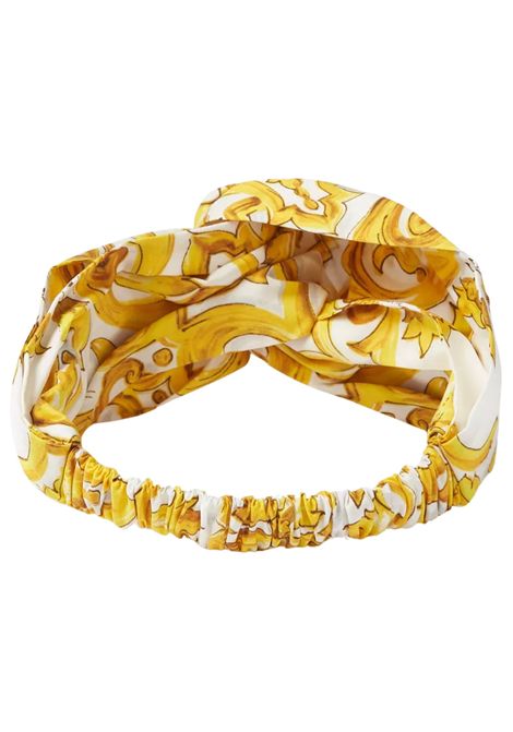 Fascia bambina oro in cotone DOLCE E GABBANA | LB5H09/MAORO