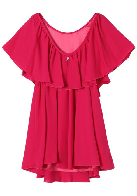 Abito bambina fucsia DONDUP | DFAB0110/SUFUCSIA