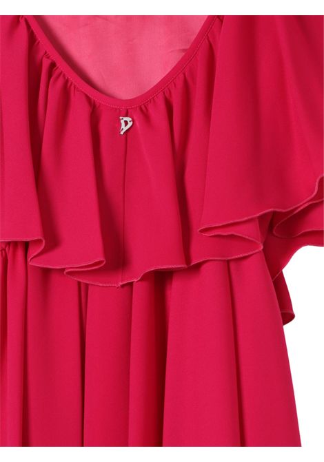 Abito bambina fucsia DONDUP | DFAB0110/SUFUCSIA