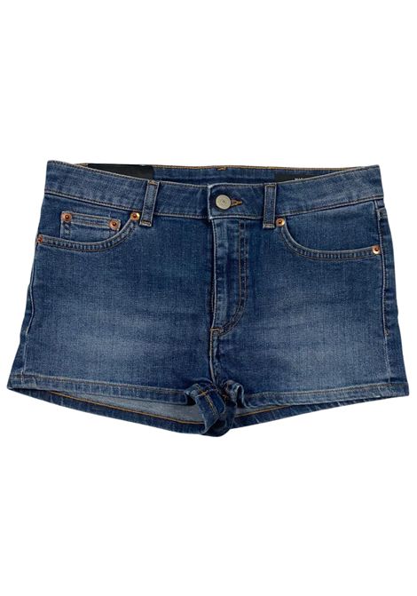 Shorts bambina in cotone denim DONDUP | DFBE019/SUDENIM