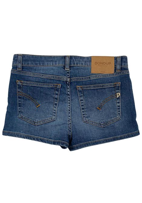 Shorts bambina in cotone denim DONDUP | DFBE019/SUDENIM