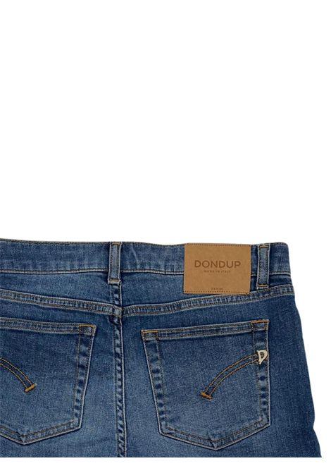 Shorts bambina in cotone denim DONDUP | DFBE019/SUDENIM