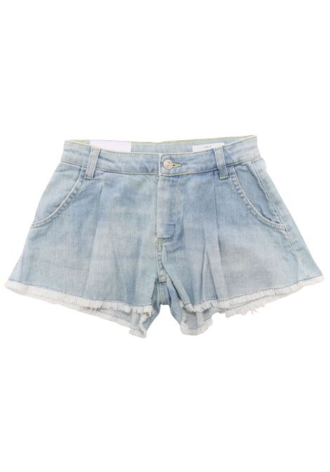 Shorts bambina in cotone denim DONDUP | DFBE43/SUDENIM