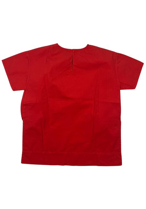 Casacca bambina rossa in cotone DONDUP | DFCA112/SUROSSO