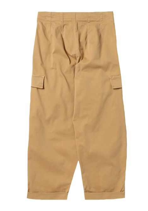 Pantalone bambina beige in cotone DONDUP | DFPA007/SUBEIGE