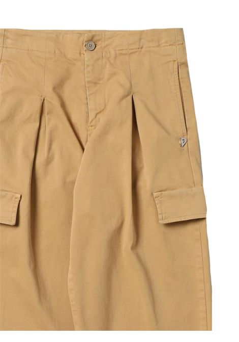 Pantalone bambina beige in cotone DONDUP | DFPA007/SUBEIGE