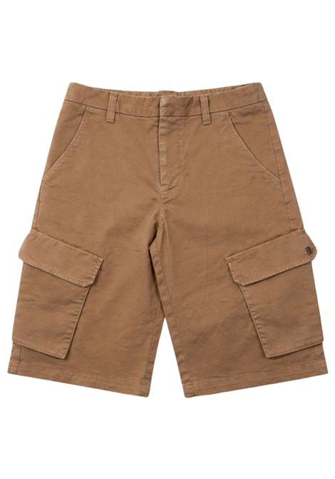 Bermuda bambino beige in cotone DONDUP | DMBE016/MABEIGE