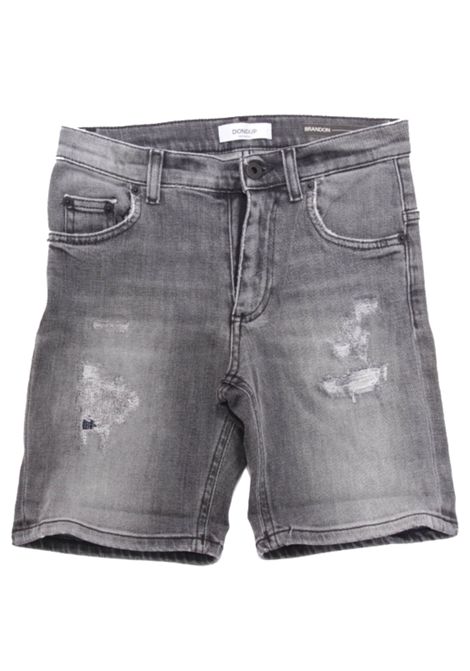 Bermuda bambino in cotone denim DONDUP | DMBE21/SUGRIGIO