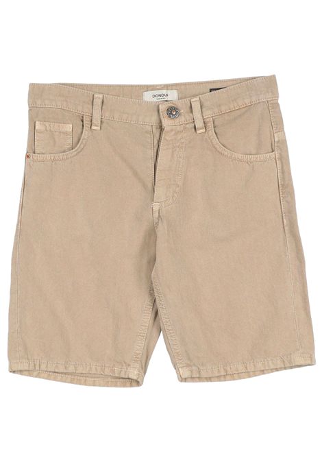 Children's Bermuda shorts in cotton and linen DONDUP | DMBE28/SUSABBIA