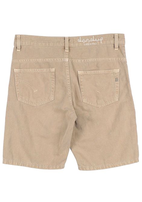 Bermuda bambino in cotone e lino DONDUP | DMBE28/SUSABBIA