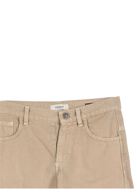 Bermuda bambino in cotone e lino DONDUP | DMBE28/SUSABBIA