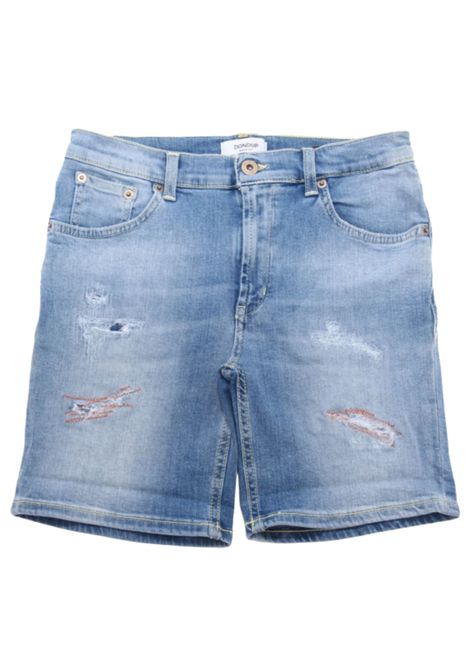 Children's Bermuda shorts in denim cotton DONDUP | DMBE30/SUDENIM