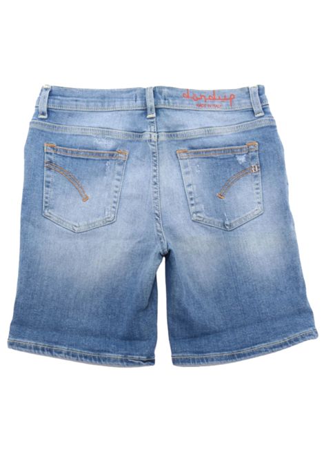 Children's Bermuda shorts in denim cotton DONDUP | DMBE30/SUDENIM
