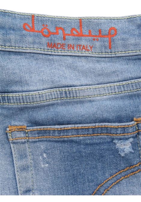 Children's Bermuda shorts in denim cotton DONDUP | DMBE30/SUDENIM