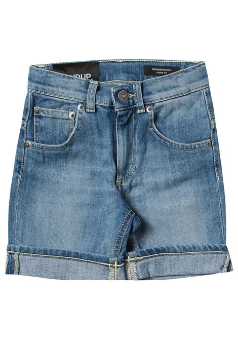 Bermuda bambino in cotone denim DONDUP | DMBE95C/SUDENIM