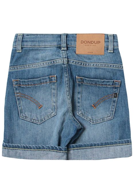 Bermuda bambino in cotone denim DONDUP | DMBE95C/SUDENIM