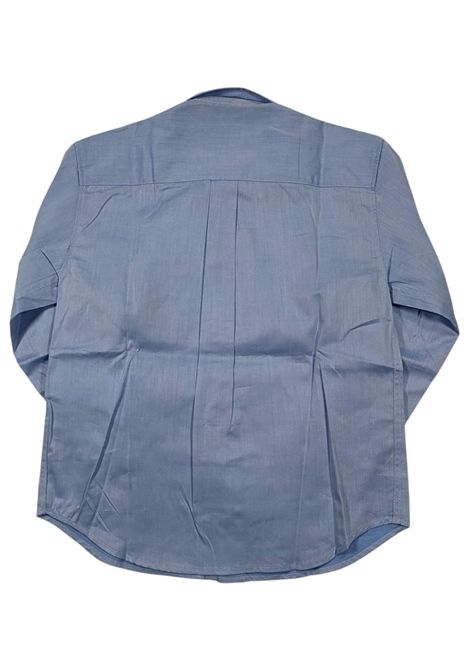Blue cotton shirt for children DONDUP | DMCA003/SUAZZURRO