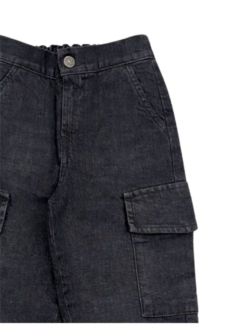 Jeans unisex nero in cotone DONDUP | DMPA092C/MANERO