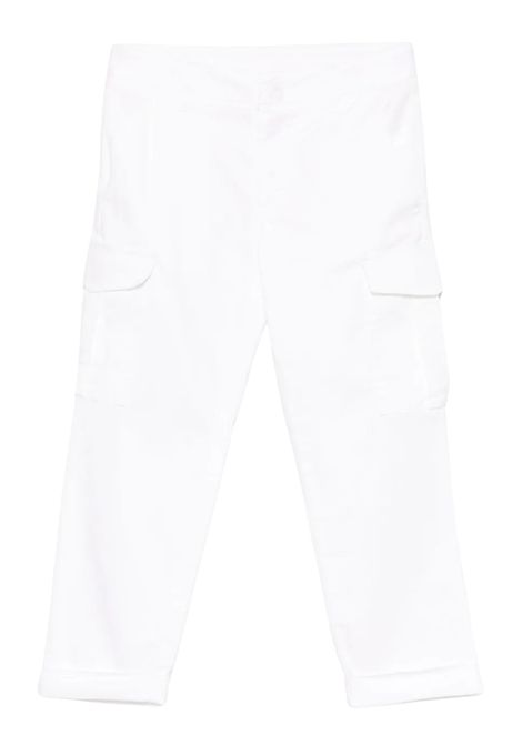 Pantalone bambino bianco in cotone DONDUP | DMPA114/MABIANCO