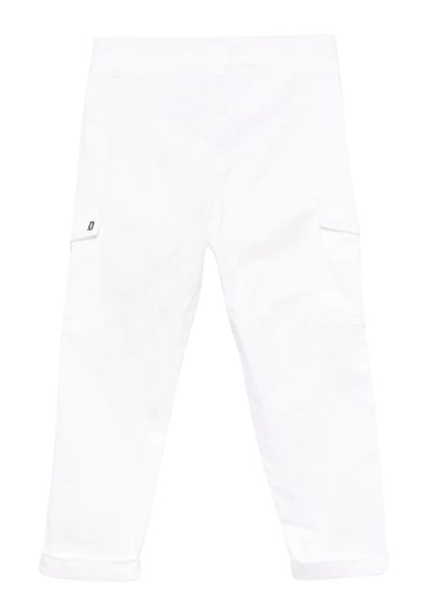 Pantalone bambino bianco in cotone DONDUP | DMPA114/MABIANCO
