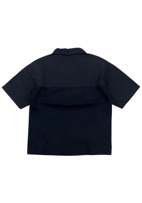 Polo bambino blu in cotone DONDUP | DMTS040/MABLU