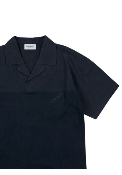 Polo bambino blu in cotone DONDUP | DMTS040/MABLU