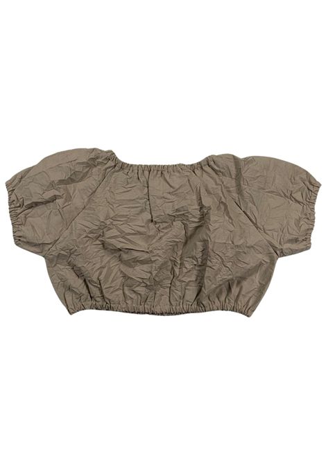 Top bambina beige in cotone Dou dou | DW5A21/MABEIGE