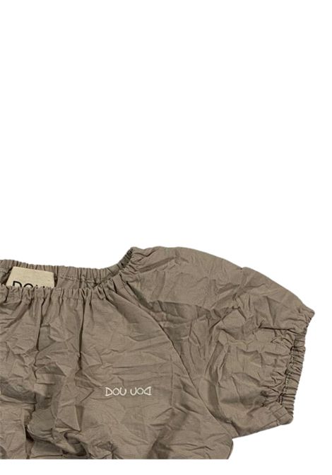 Top bambina beige in cotone Dou dou | DW5A21/MABEIGE