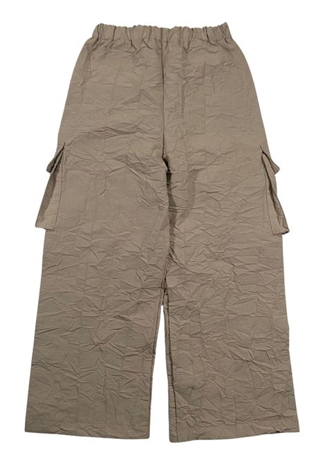 Pantalone bambina beige in cotone Dou dou | DW6P90/MABEIGE