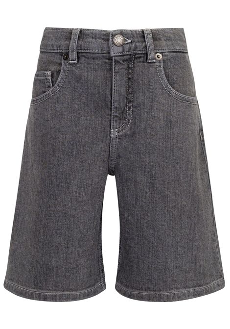 Bermuda bambina grigio in cotone Dou dou | DW6Q99/MAGRIGIO