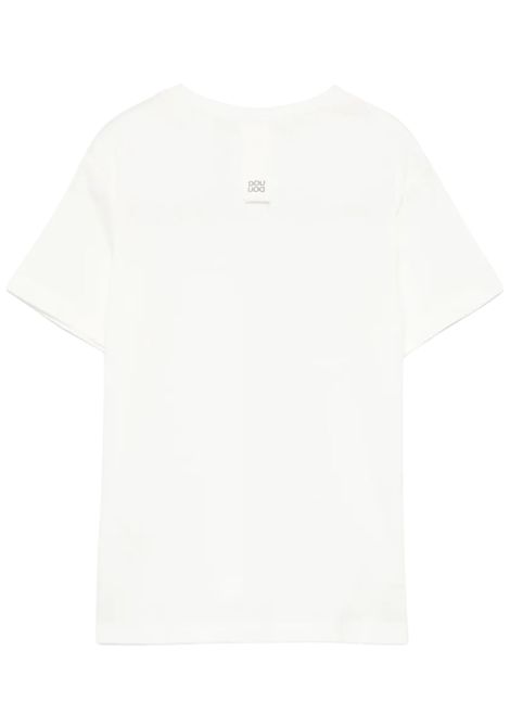 T-shirt unisex bianca in cotone Dou dou | DW8P41/MABIANCO