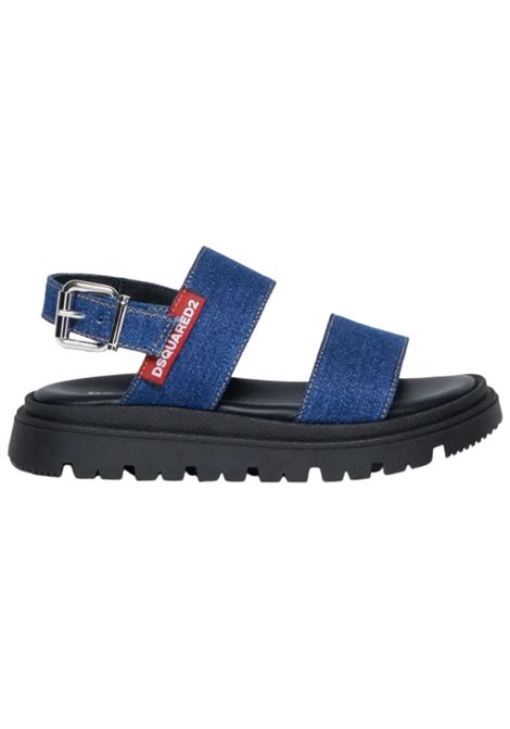 Sandalo bambino in cotone denim DSQUARED2 | 80171/PIADENIM