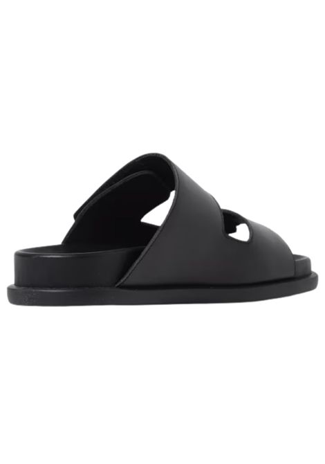 Sandalo unisex nero in pelle DSQUARED2 | 80185/PIANERO