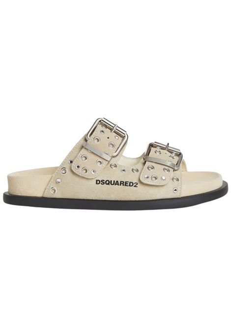 Ciabatta occhiello bambina sabbia DSQUARED2 | 80187/PIASABBIA
