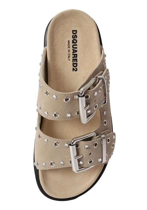 Ciabatta occhiello bambina sabbia DSQUARED2 | 80187/PIASABBIA
