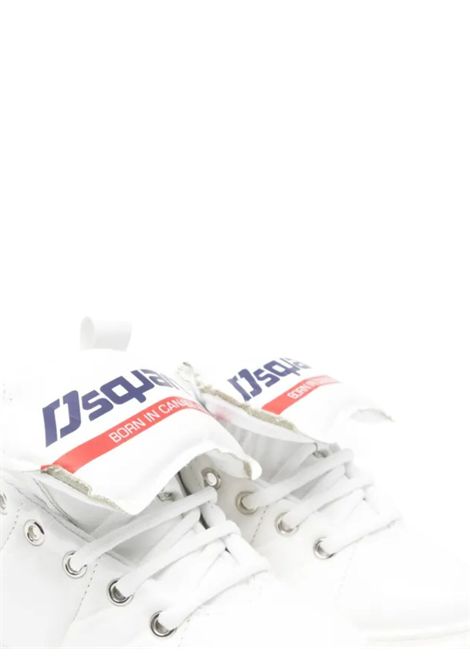 White leather children's shoes DSQUARED2 | 80227/PIABIANCO